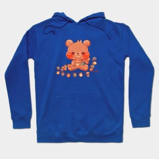 Oso Bongo Luces de Navidad Hoodie